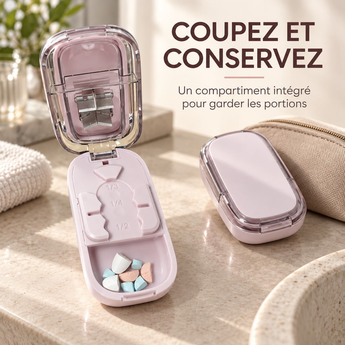 MonCacheton Coupez vos comprimés simplement